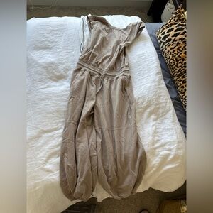 FP Movement by Free People Taupe Jumpsuit